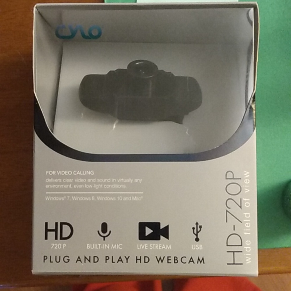 HD-720P Plug and Play HD WebCam